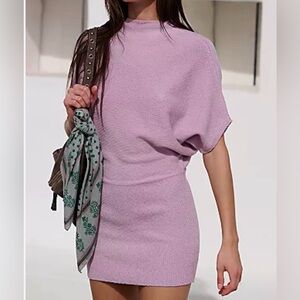 Free People Beach Pink Mini Dress